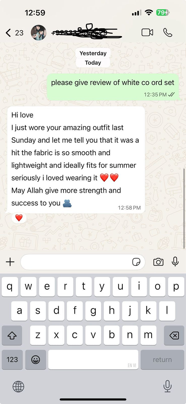 Customer review screenshot