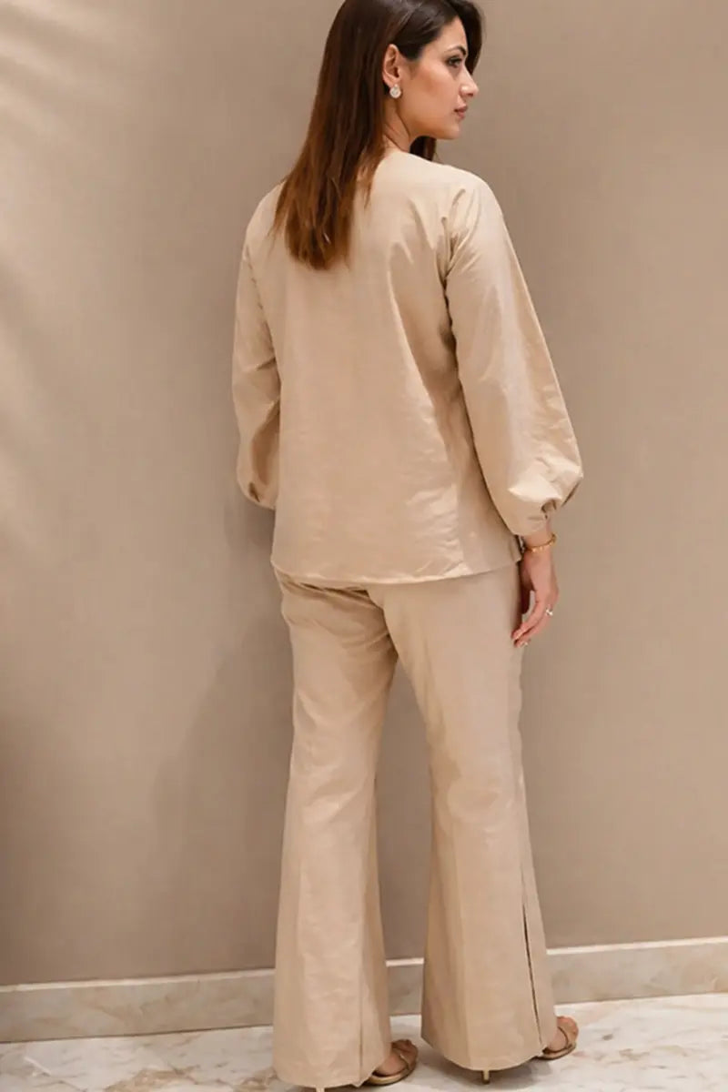 Luxe Blend Co-ord Set western wear close up