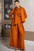 Cinna Drape Co-ord Set for women - front view
