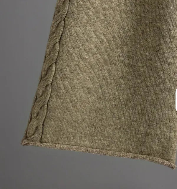 Knitted Wide-leg Pants