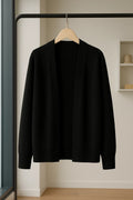 Minimal Knit Open-Front Shrug