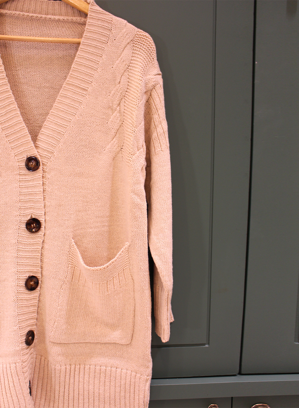 V Neck Vintage Cardigan