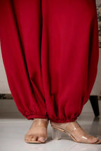Rouge Co-ord Set wide-leg trousers detail