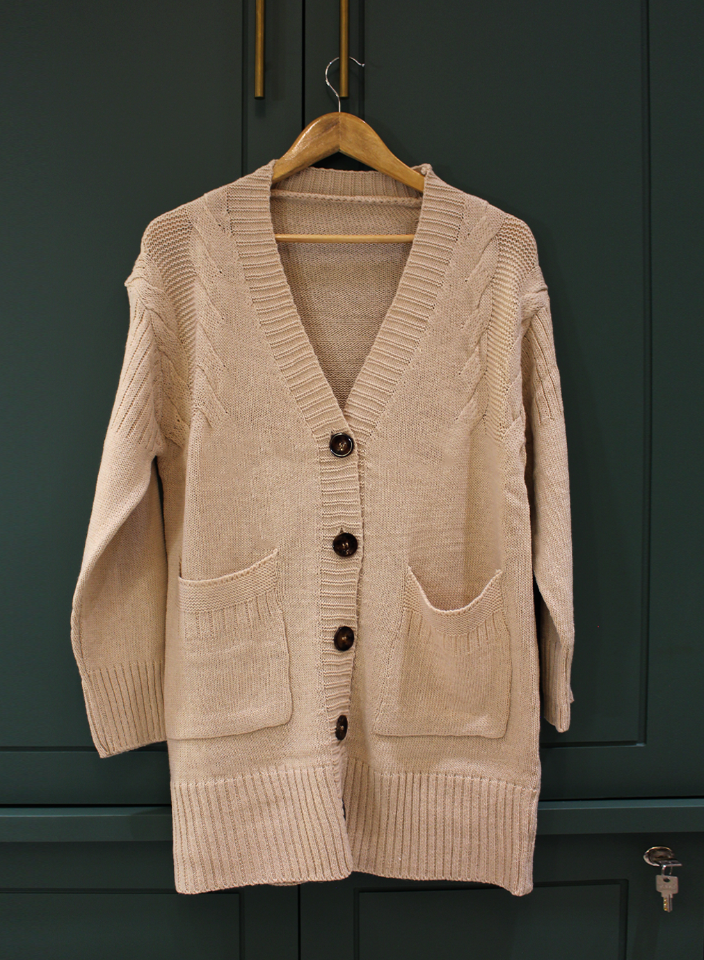 V Neck Vintage Cardigan