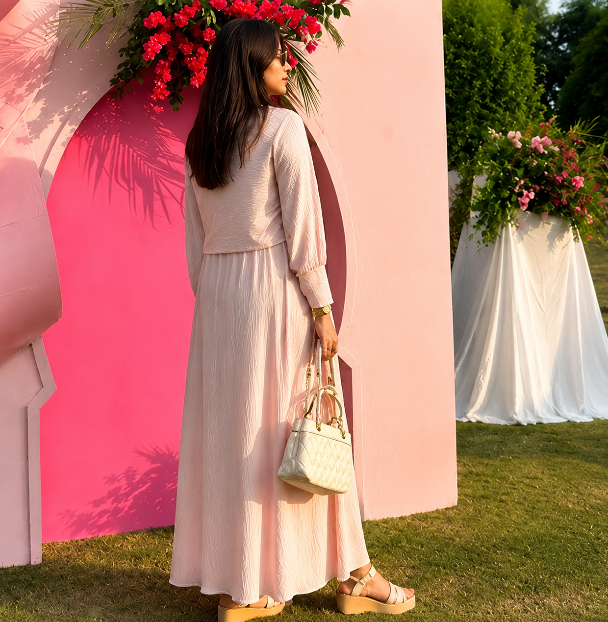 Blush Flow Dress
