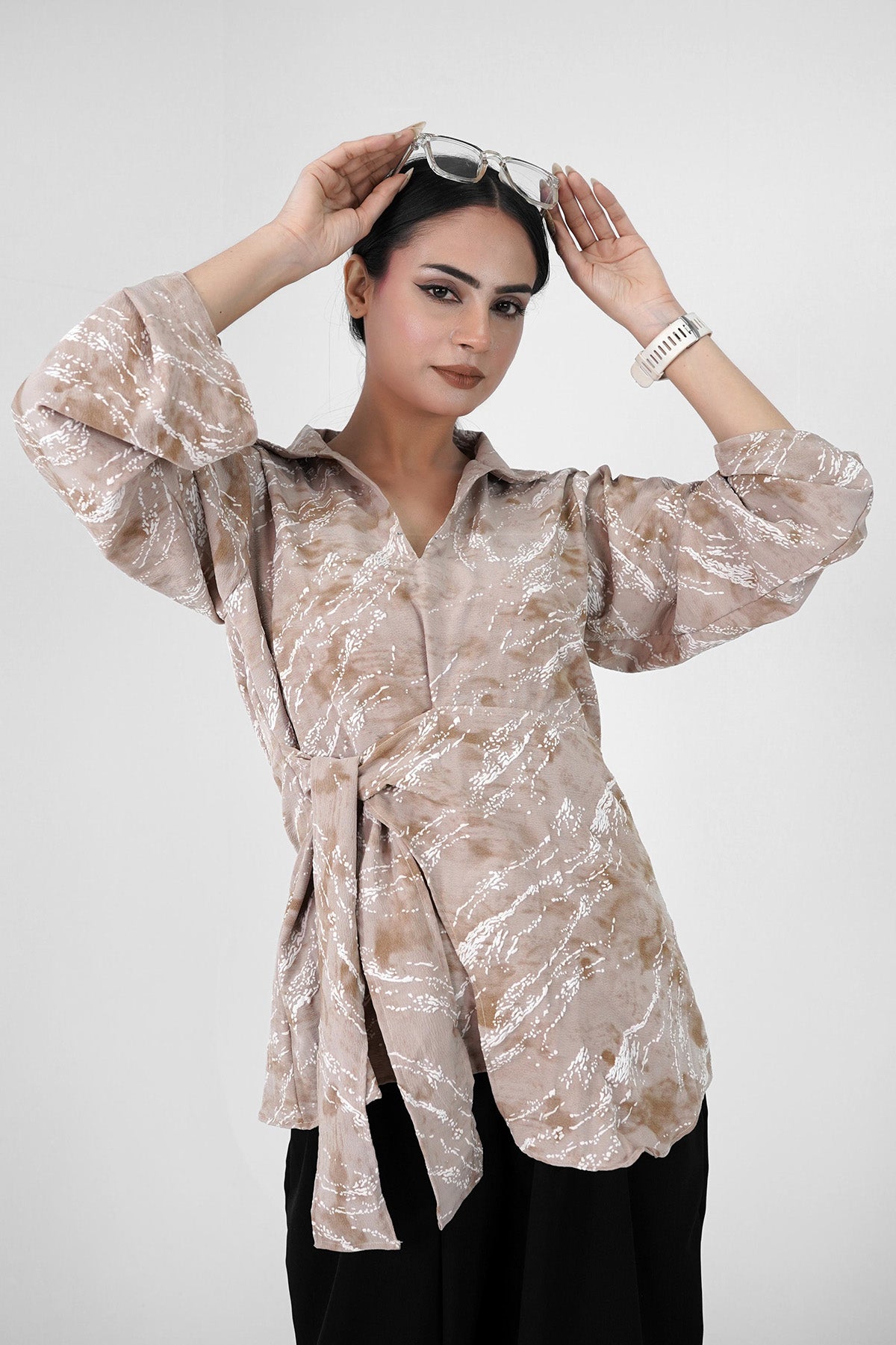 Serene Sand Knot Shirt