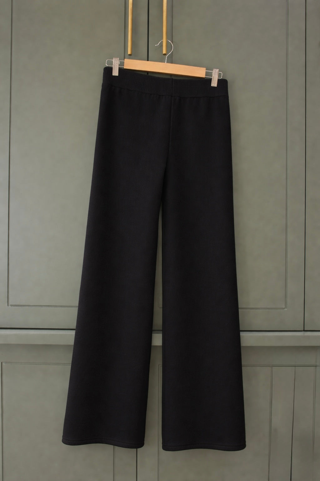Warm Knit Sweater High-Waist Wide-Leg Pants Set