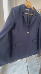 Cape Sleeve Blazer